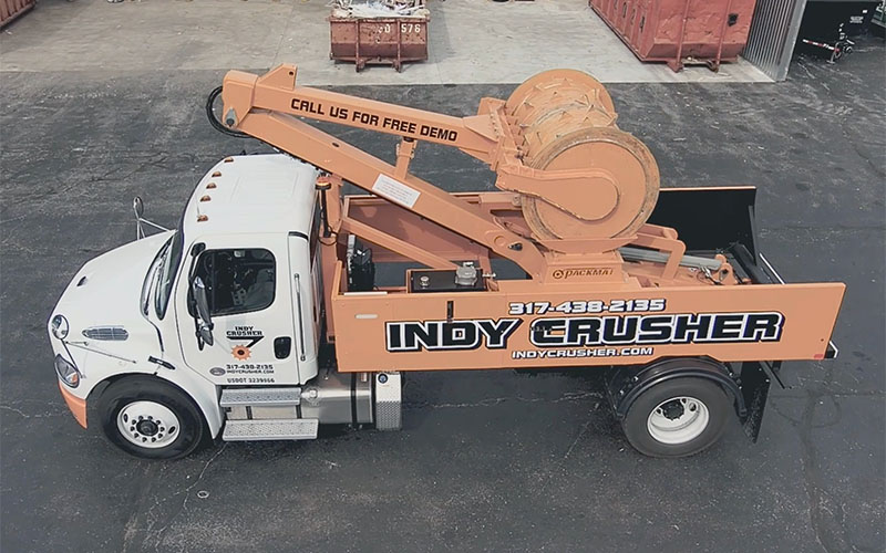 Indy Crusher Dumpster Smashing